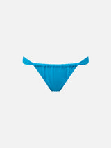 Woman turquoise cheekiest swim briefs Noelle