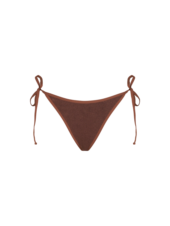 Slip da bagno sgambato da donna crinkle