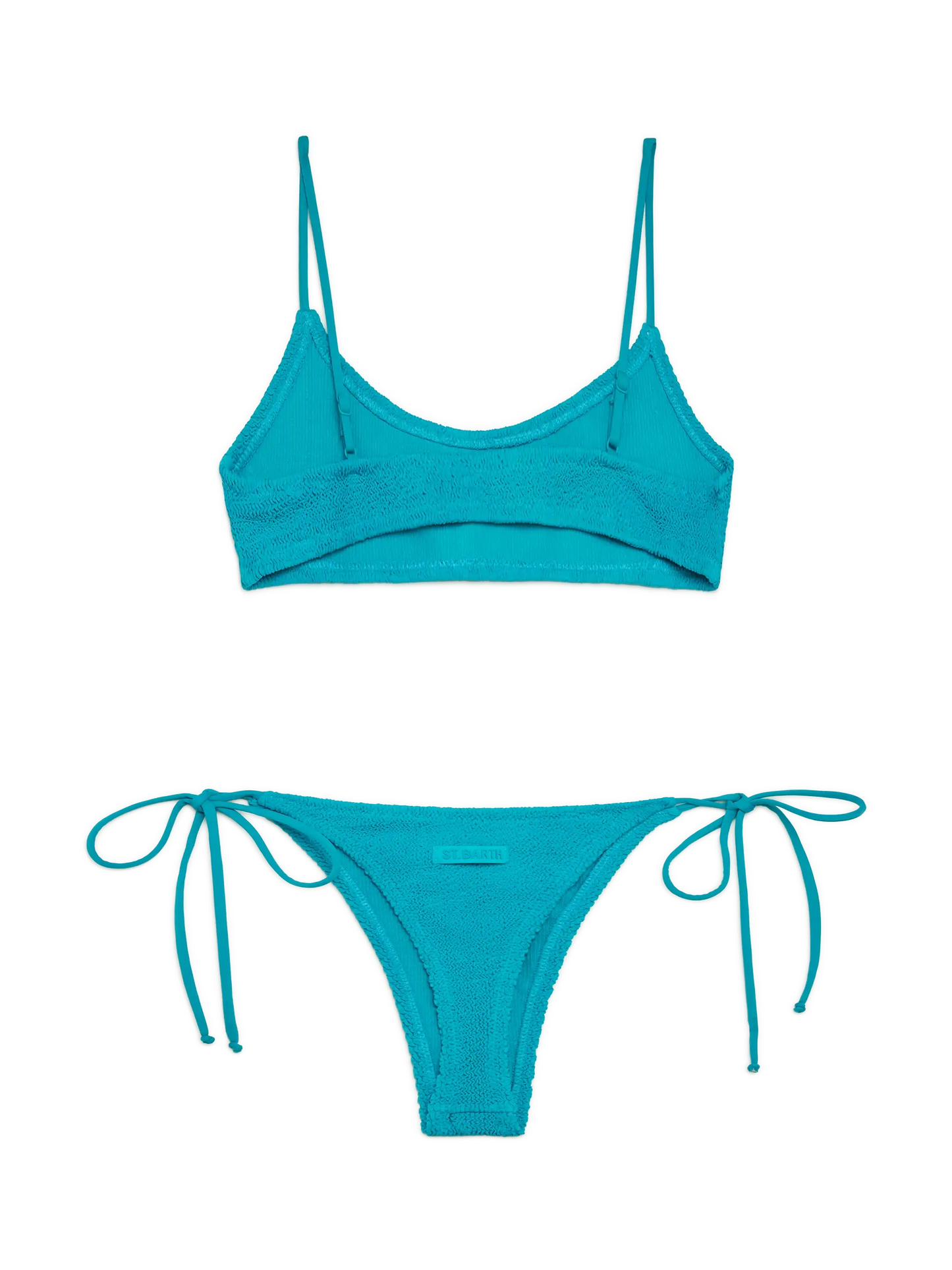 Teal green crinkle bralette bikini Judy Norah