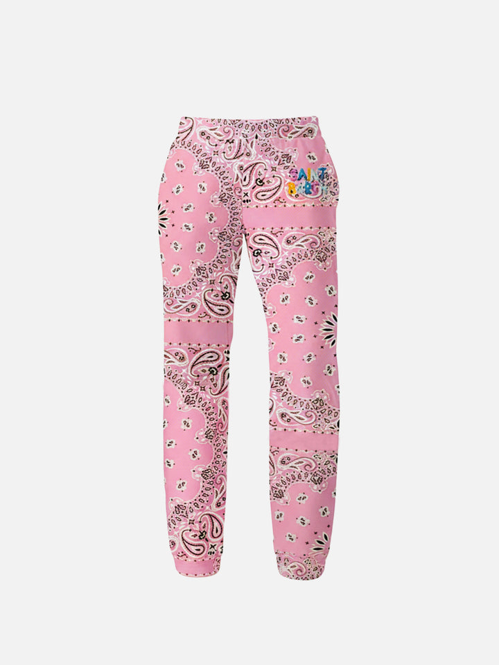 Pantaloni joggers Odalys Jr in cotone con stampa bandana