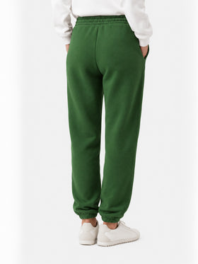 Pantaloni da jogging in pile Odalys verde militare