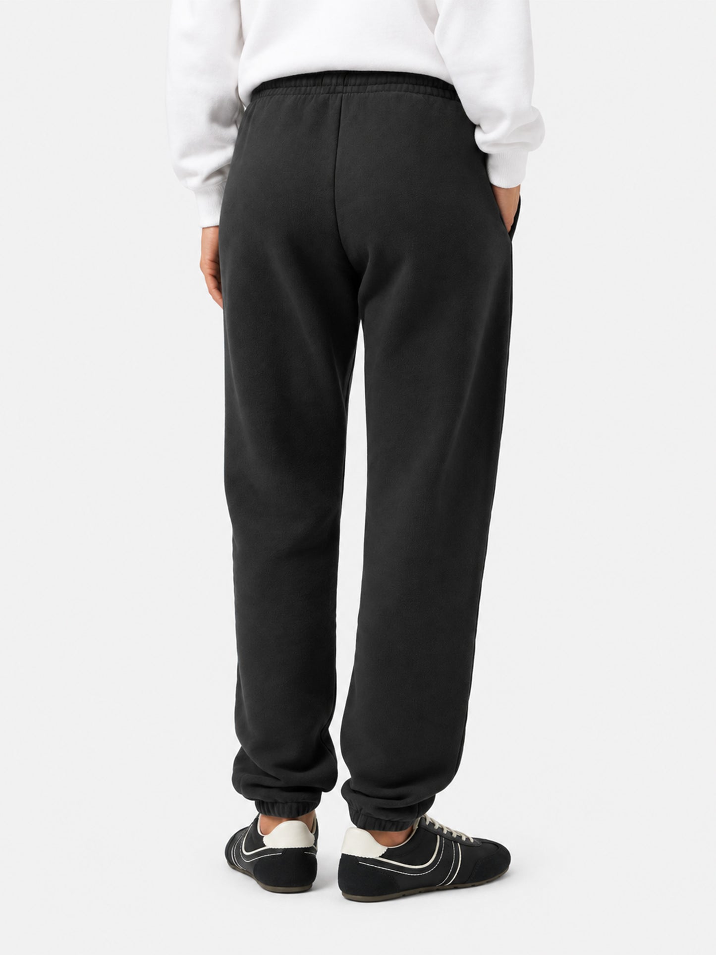 Pantaloni joggers in pile nero Odalys