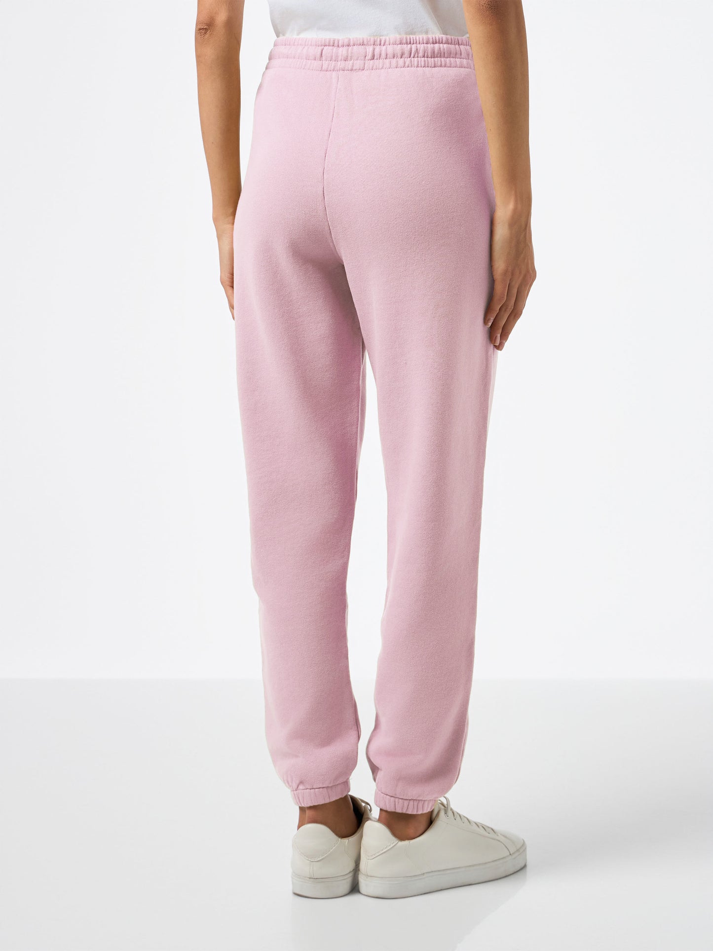 Pantaloni joggers Odalys in pile rosa