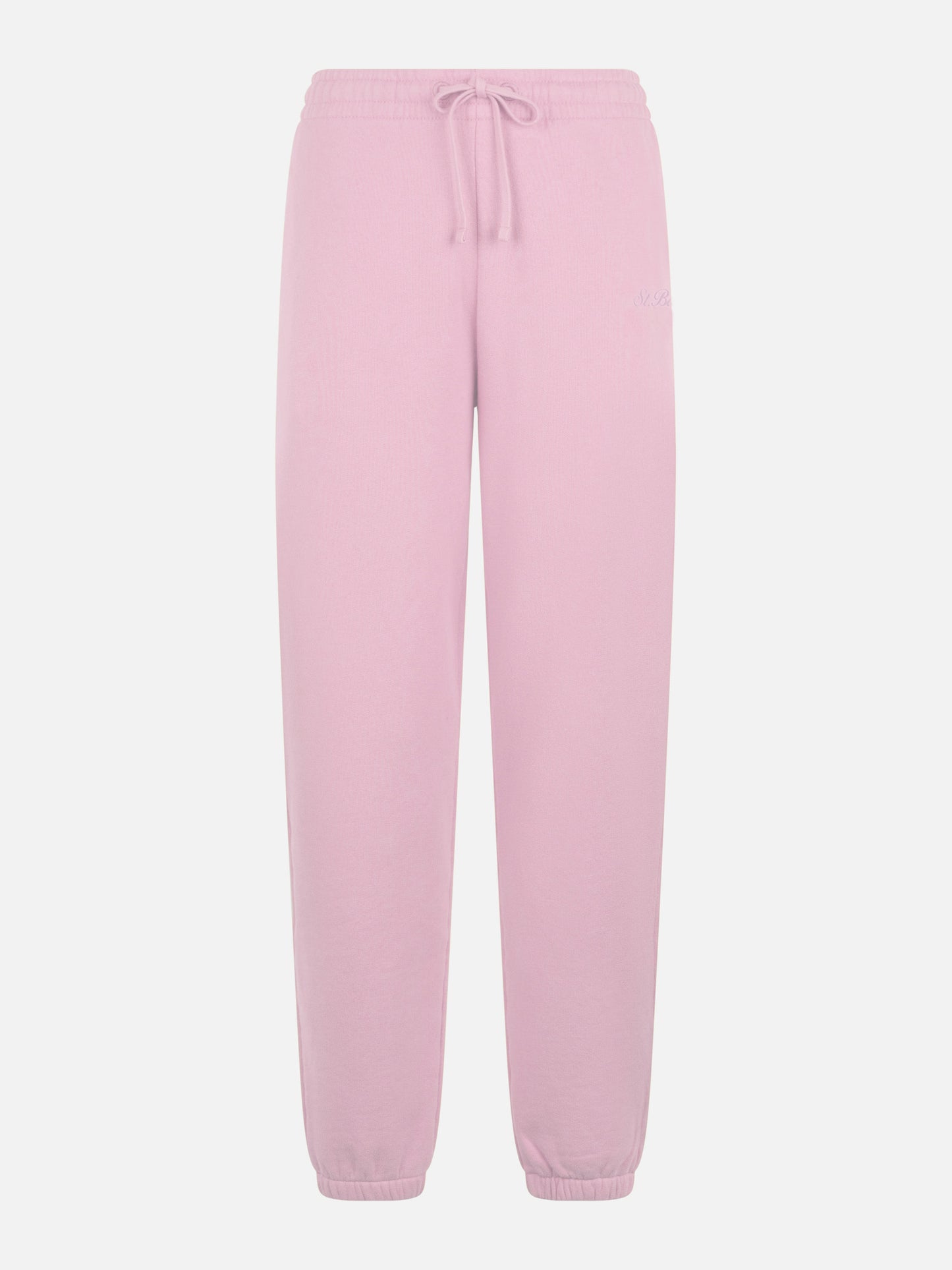 Pink cotton fleece jogger pants Odalys