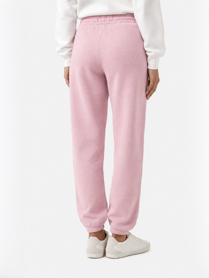 Pink cotton fleece jogger pants Odalys