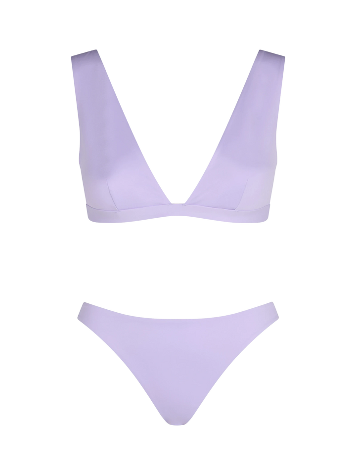 Bikini da donna lilla termosaldato con scollo a V Ofelia Reanna