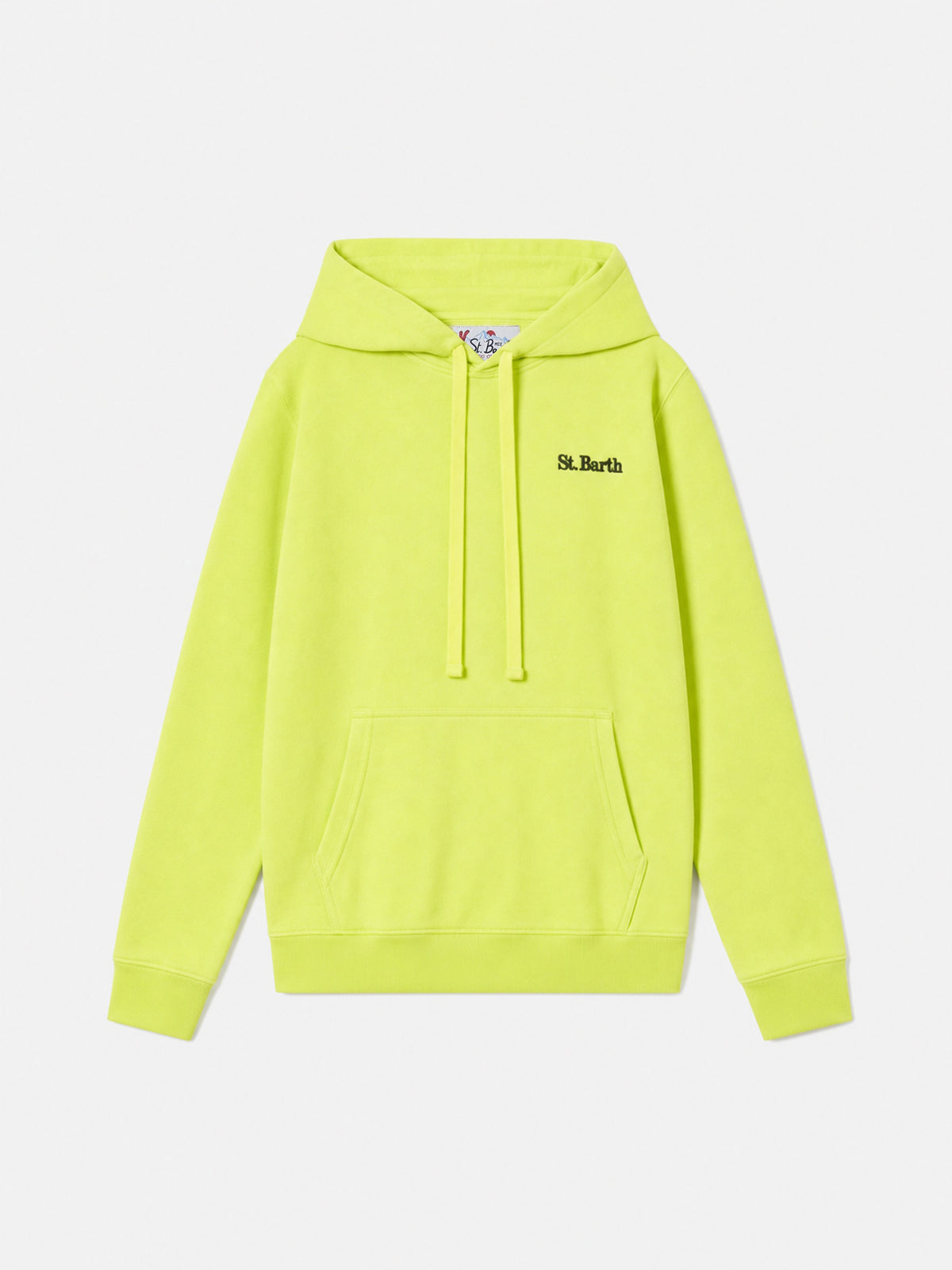 Oliver Sweatshirt aus Baumwolle mit Kapuze und St. Barth-Stickerei 