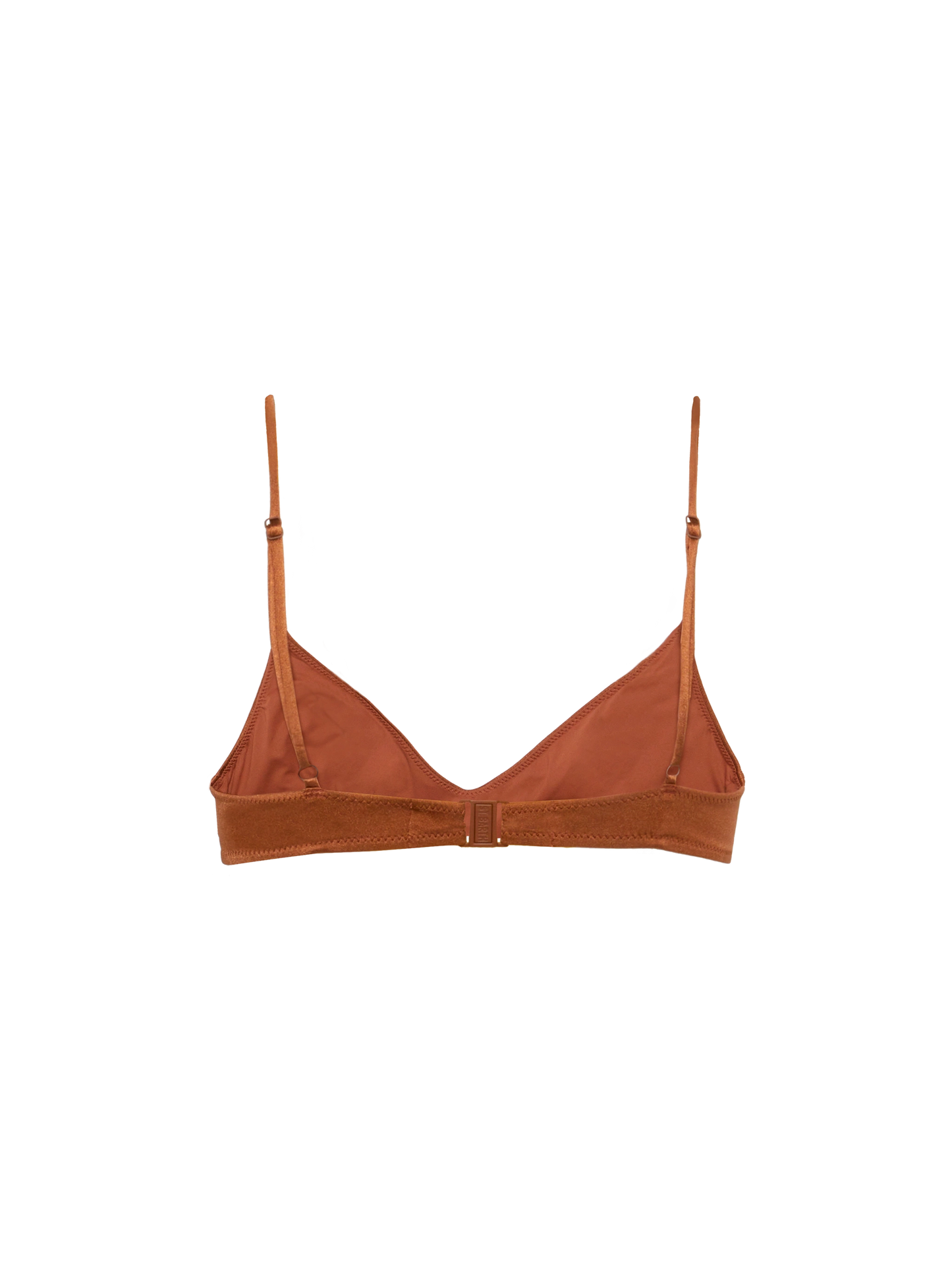 Paloma brown scoop bralette with rhinestone embellishment - MC2 Saint Barth
