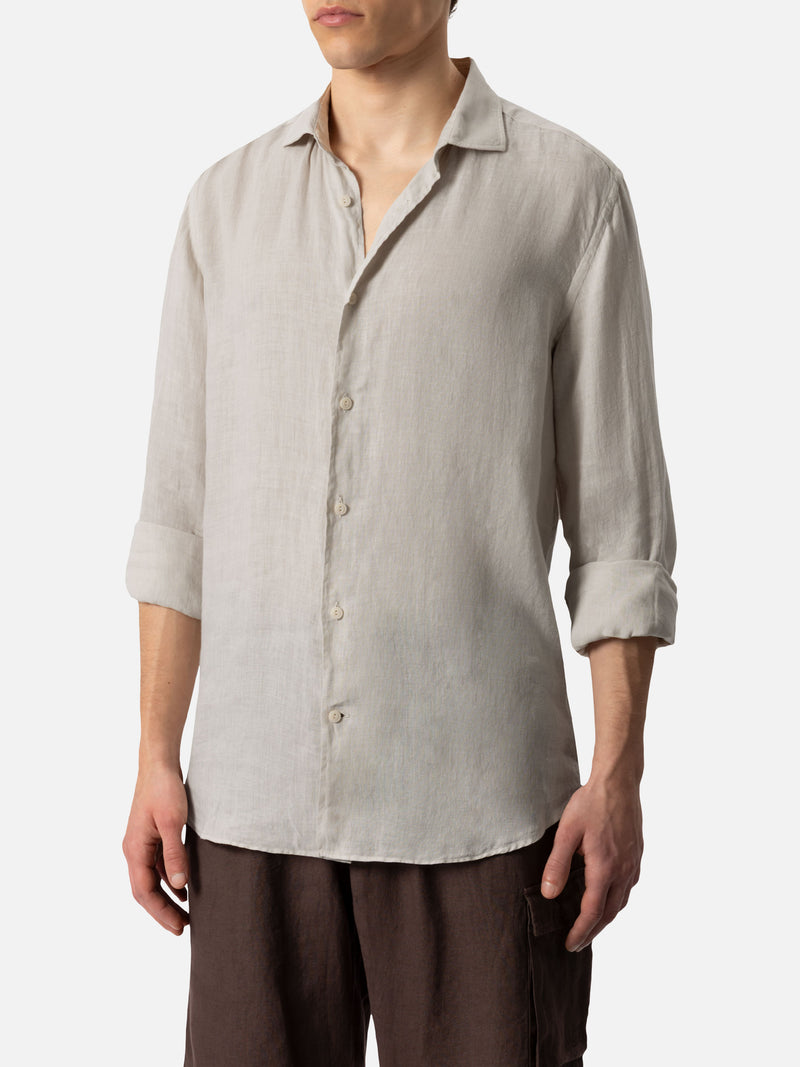 Off-white linen shirt Pamplona