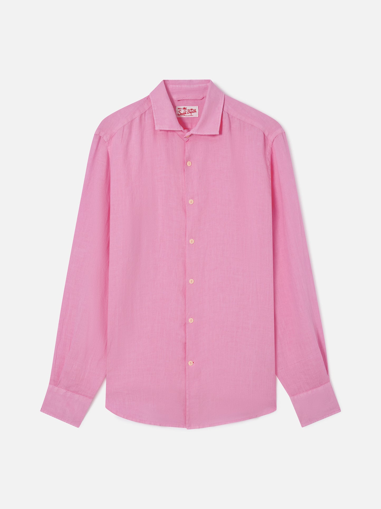 Pamplona pink linen shirt