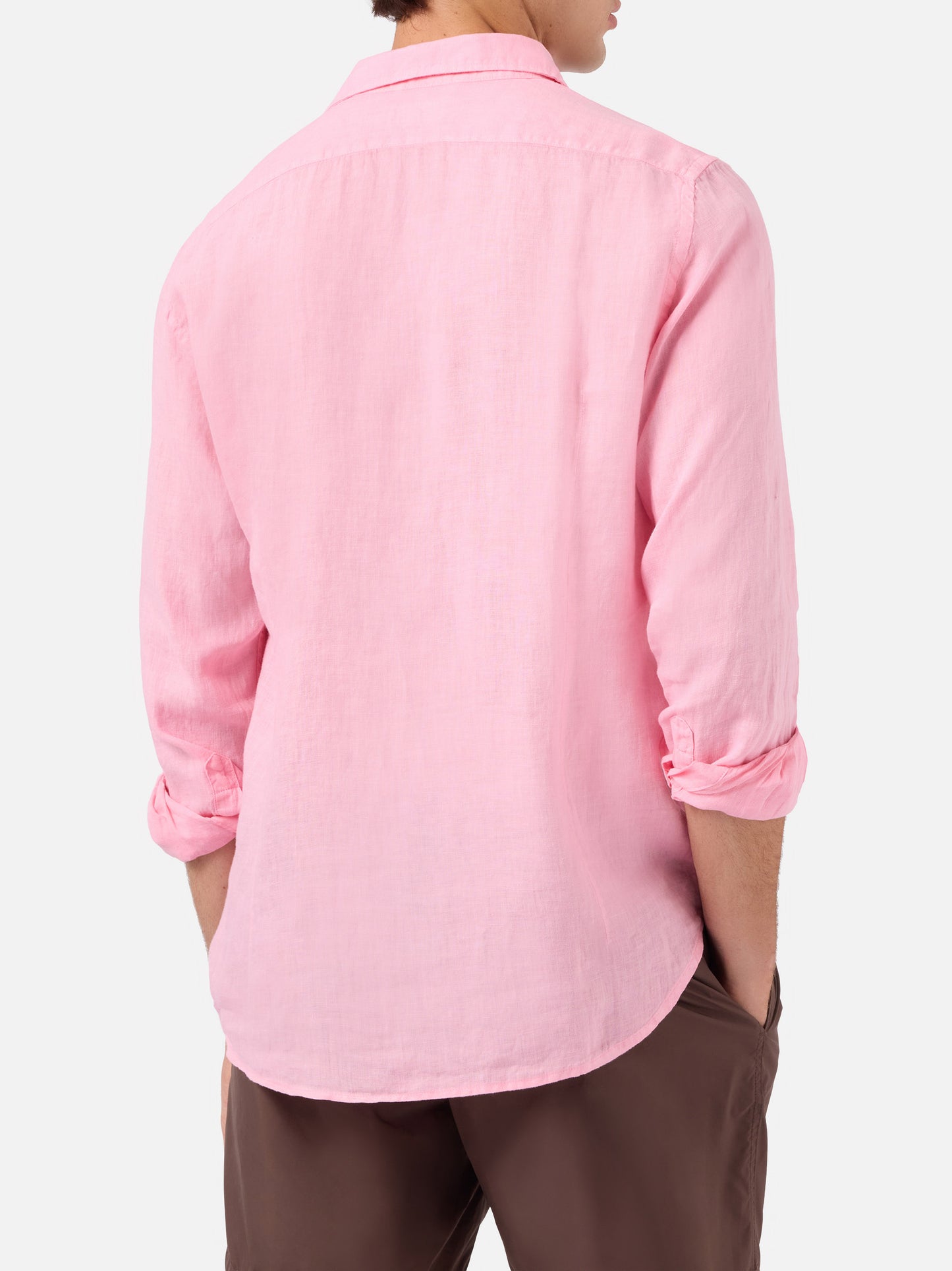 Pamplona pink linen shirt