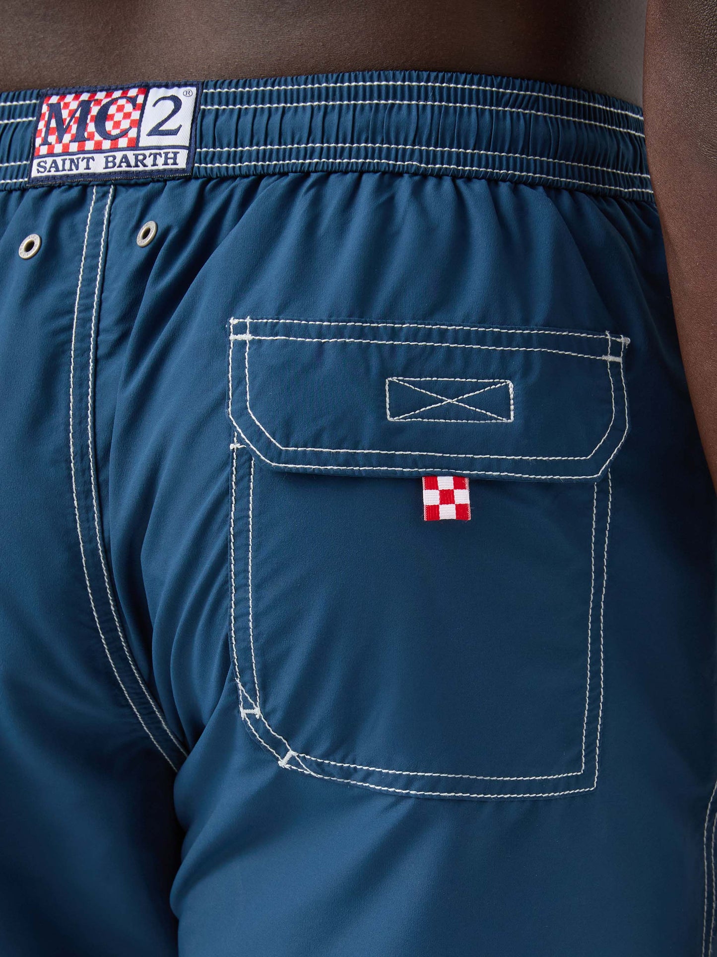 Klassische Patmos Badeshorts in British Green 