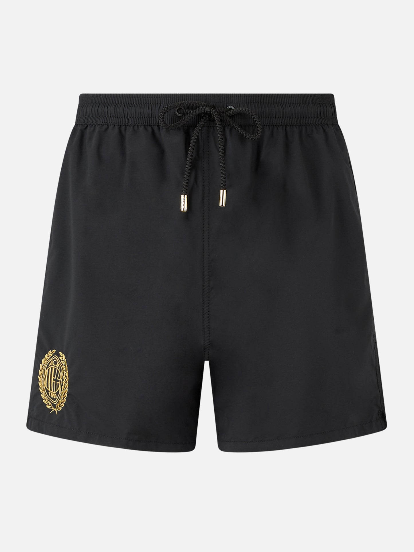 Costume classico leggero Patmos nero con patch Milan 125 | AC MILAN 125 SPECIAL EDITION