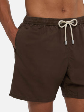 Vintage brown mid-length swim shorts Patmos Used