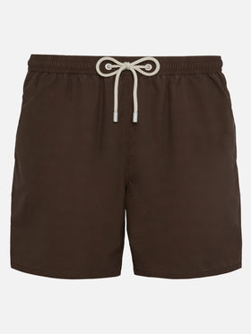 Vintage brown mid-length swim shorts Patmos Used