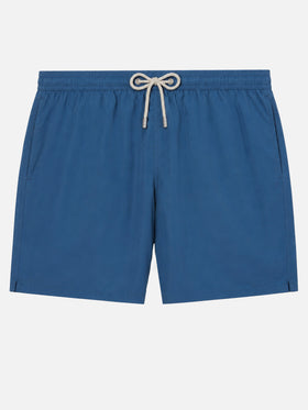 Vintage dusty blue mid-length swim shorts Patmos Used