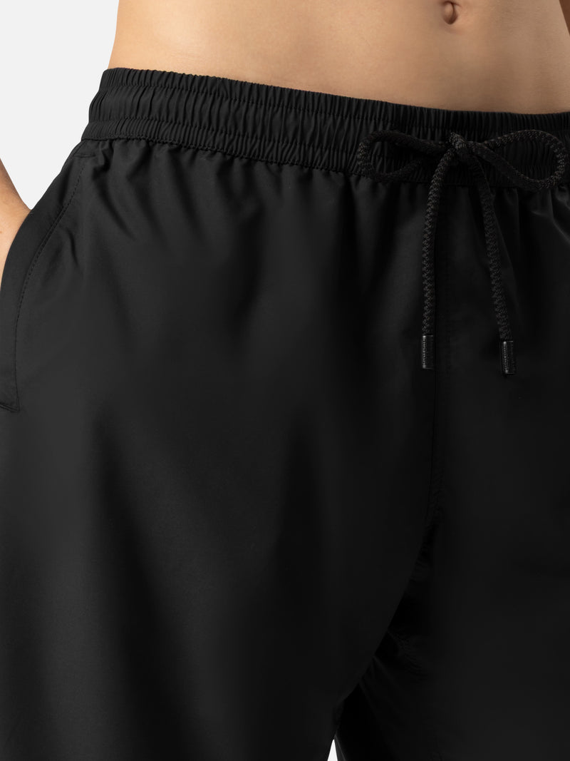 Black long swim shorts Patmos