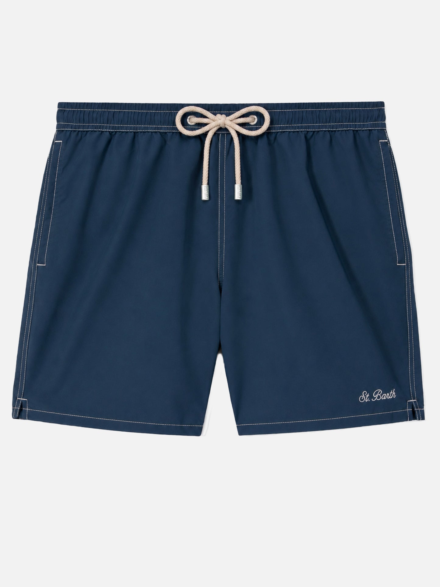Marineblaue lange Badeshorts Patmos 
