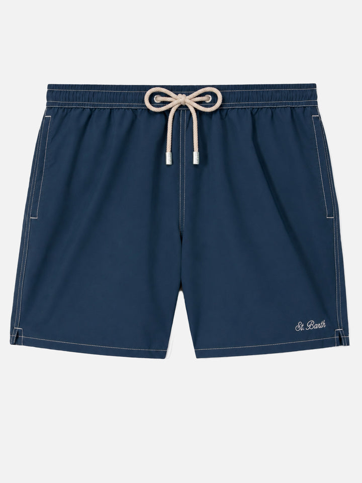 Short de bain long bleu marine Patmos 