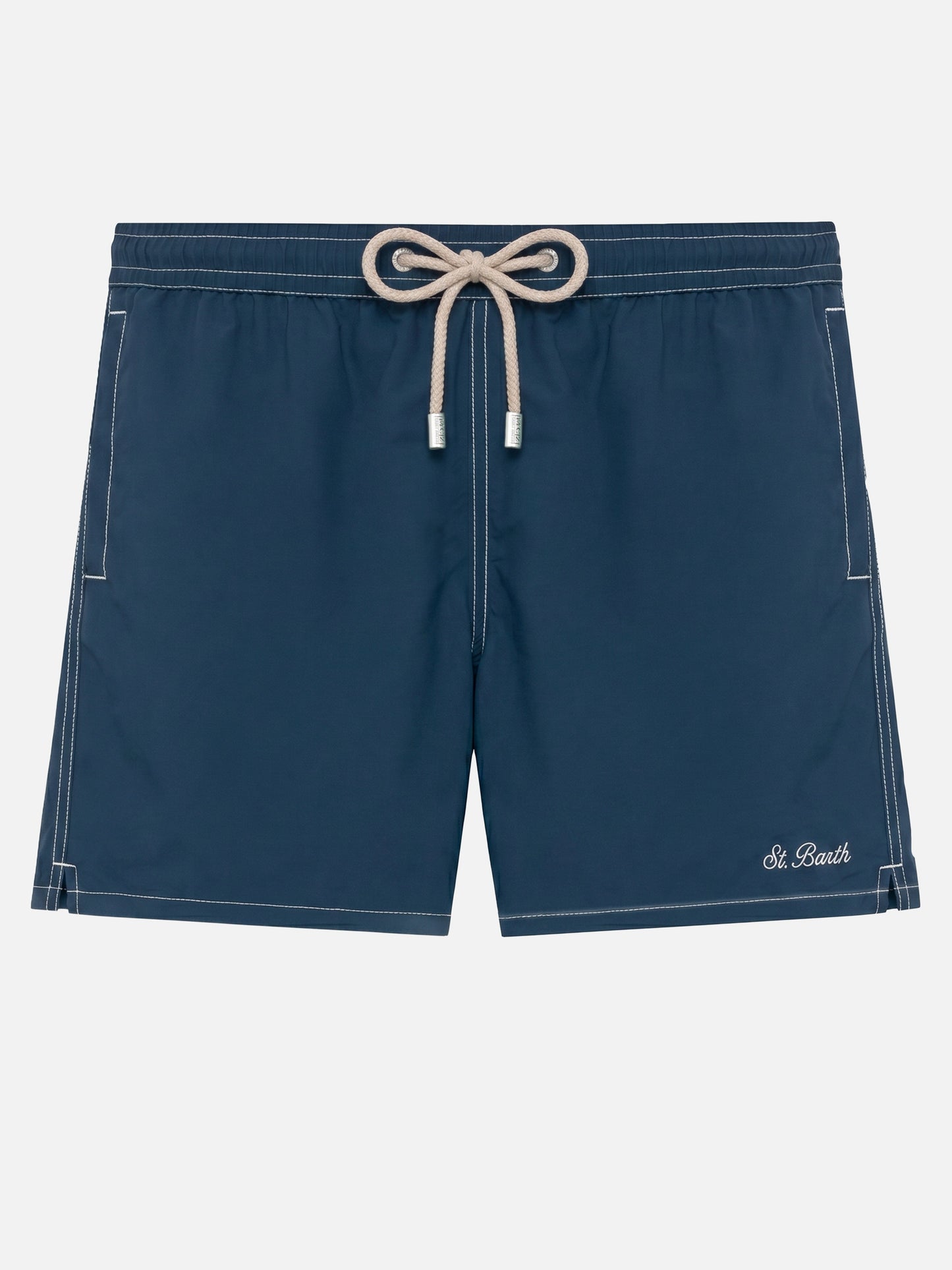 Navy blue long swim shorts Patmos