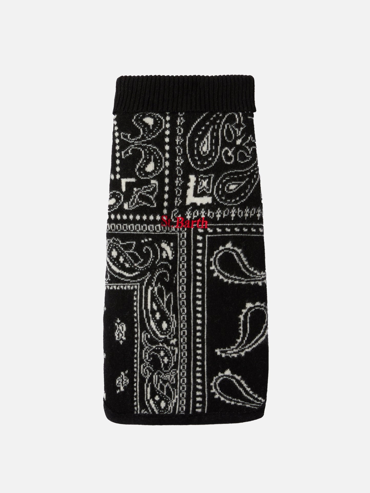 Dog sweater with Bandanna print