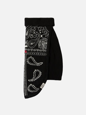 Dog sweater with Bandanna print