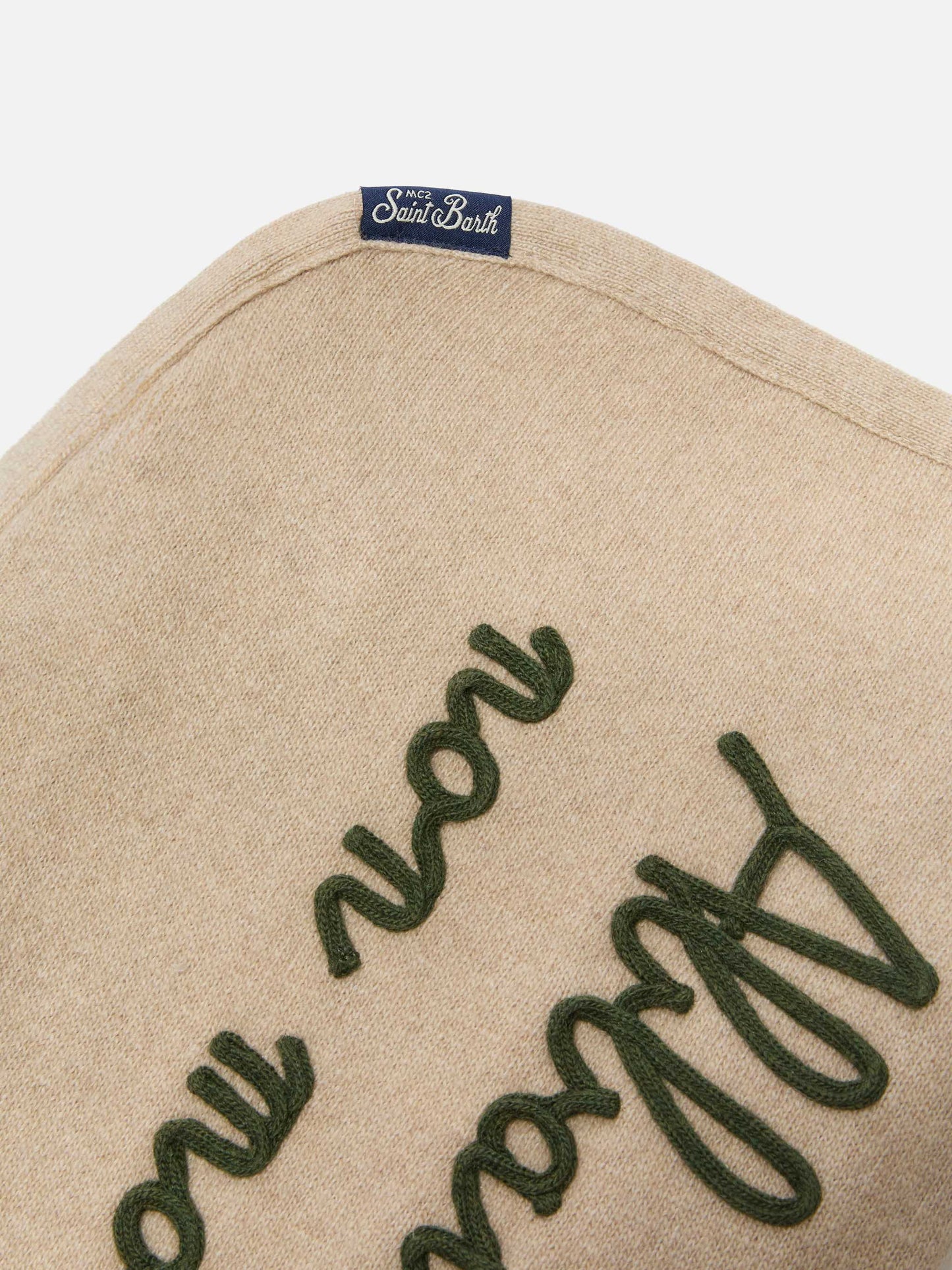 Maglioncino per cani con ricamo Abbaio ma non mordo