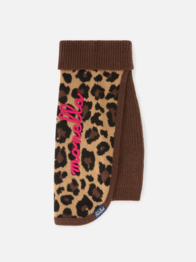 Jersey para perro Pulldoger con estampado de leopardo y bordado Monella 