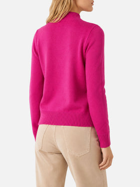 Jersey Peak fucsia con estampado Cortina 