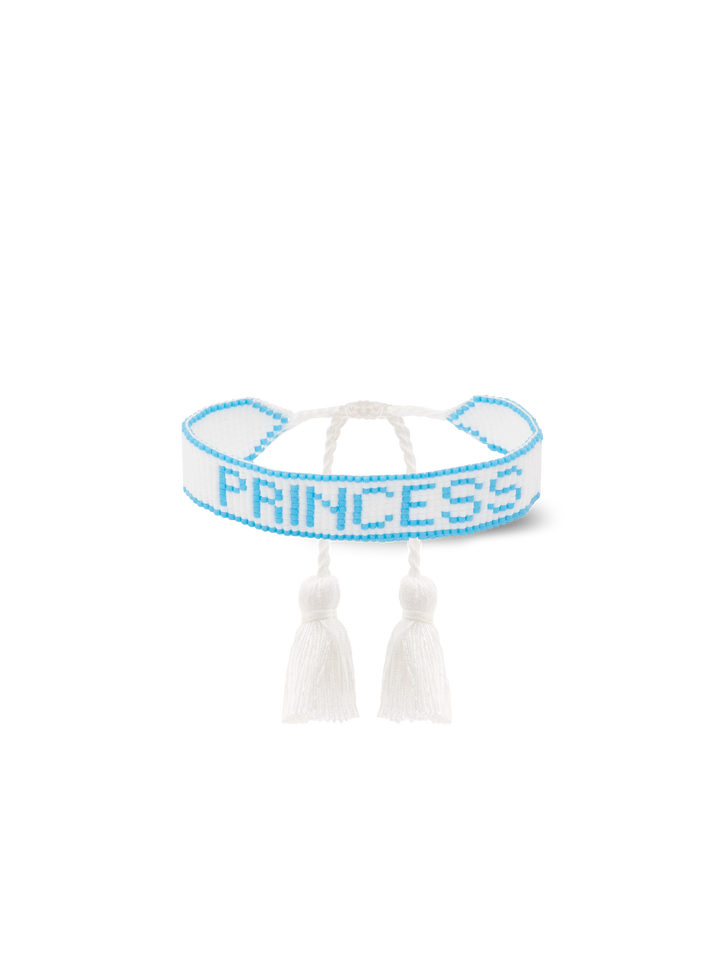 Pearls bracelet with Princess lettering - MC2 Saint Barth