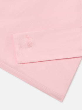 T-shirt à manches longues en coton Pink Penny avec broderie Bella E Monella 