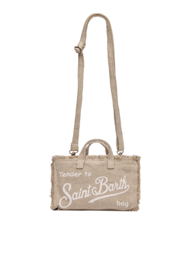 Beige linen Phone Bag - MC2 Saint Barth