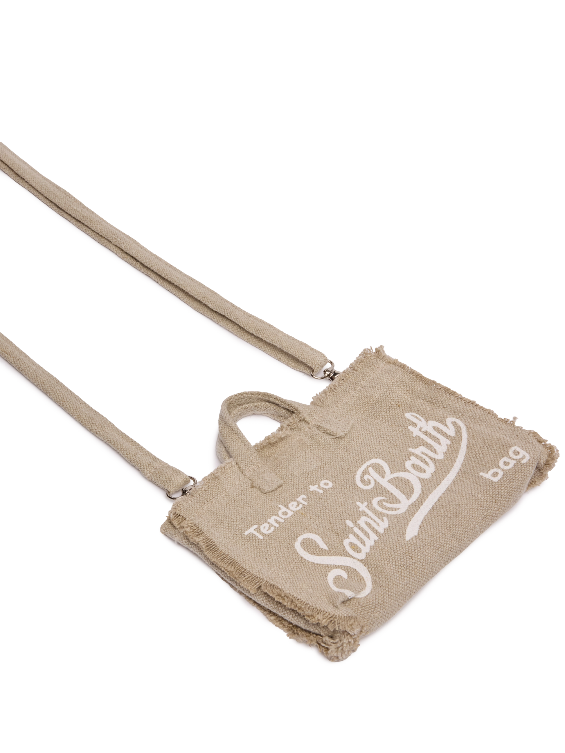 Beige linen Phone Bag - MC2 Saint Barth