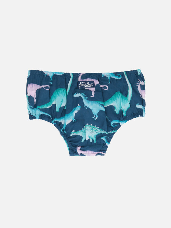 Infant bloomers Pimmy with dinosaurs print