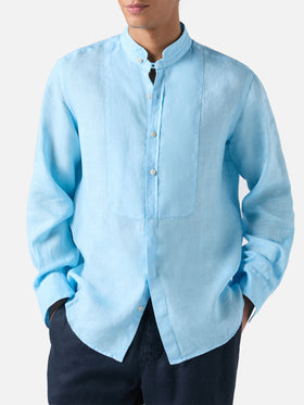 Pierre shirt in light blue linen
