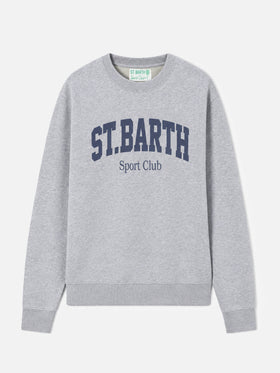 Sudadera de algodón con cuello redondo Ponza con estampado St. Barth Sport Club 