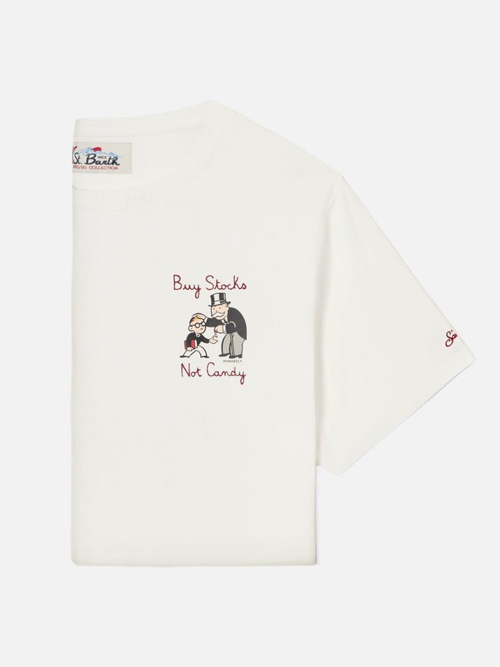 T-shirt en coton Off white Arnott avec broderie Buy Stocks Not Toys | Special edition 