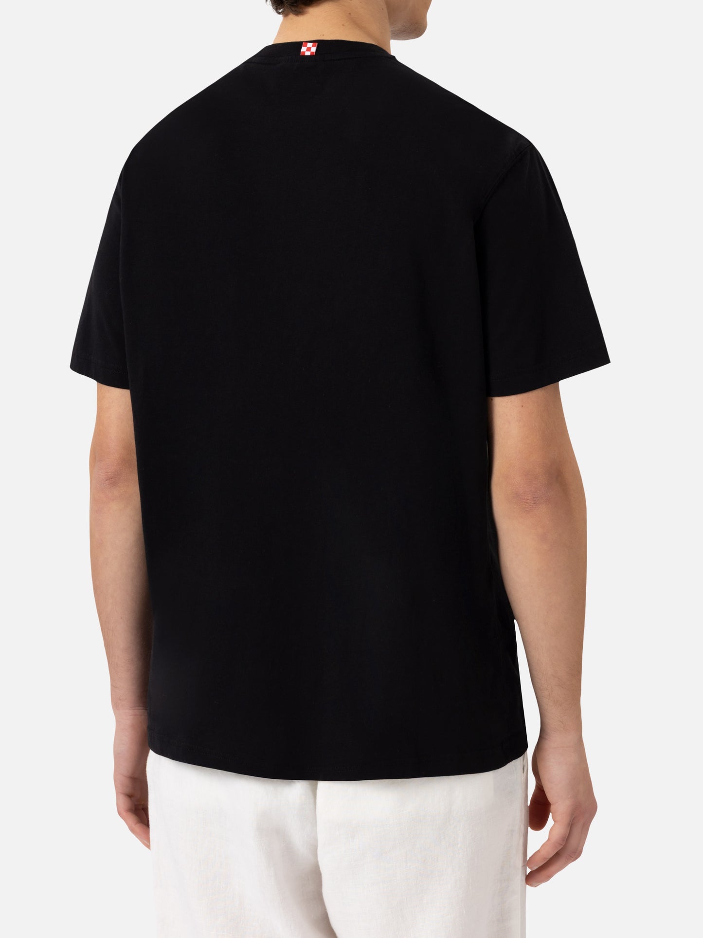 T-shirt Portofino in jersey di cotone classic fit con ricamo Gin or Gym