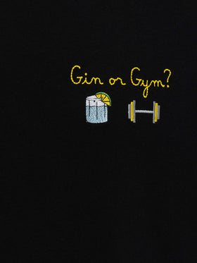 T-shirt Portofino in jersey di cotone classic fit con ricamo Gin or Gym