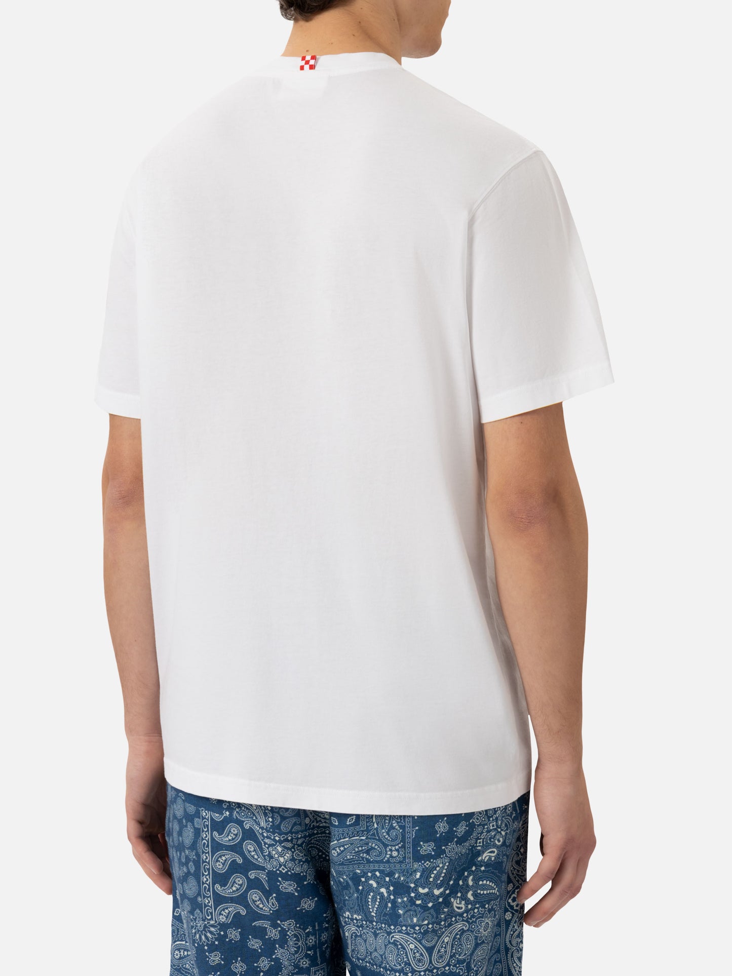 T-shirt Portofino in jersey di cotone classic fit con ricamo Aperol Spritz, please | APEROL SPECIAL EDITION