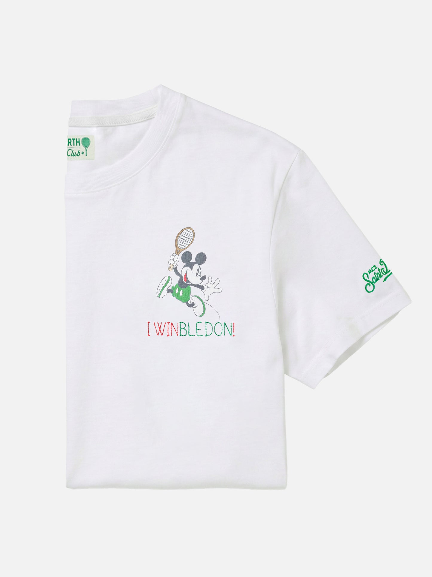 T-shirt Portofino bianca con ricamo I Winbledon | Special Edition