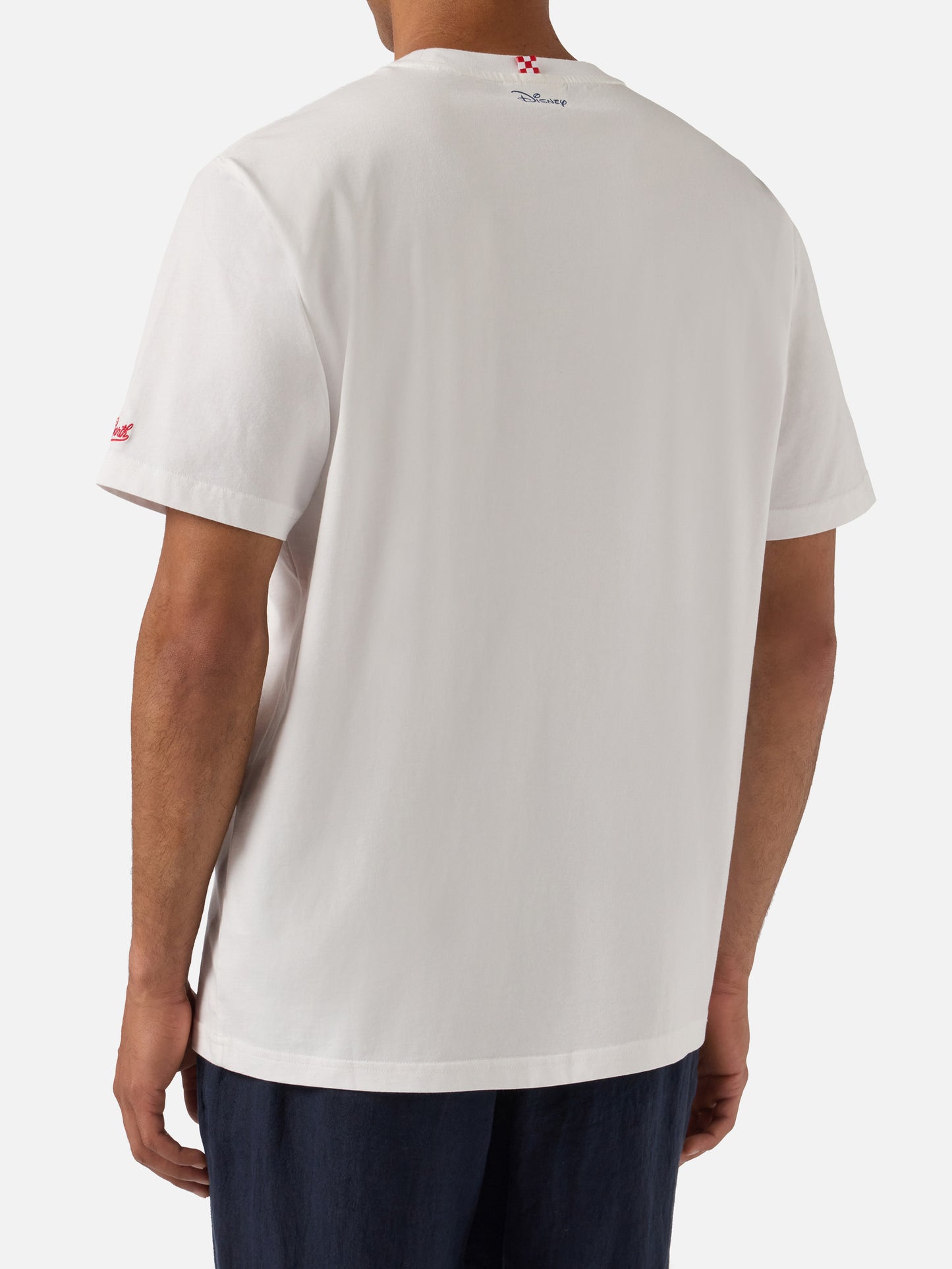 White Portofino T-shirt with Champion Of The Night embroidery | Special Edition