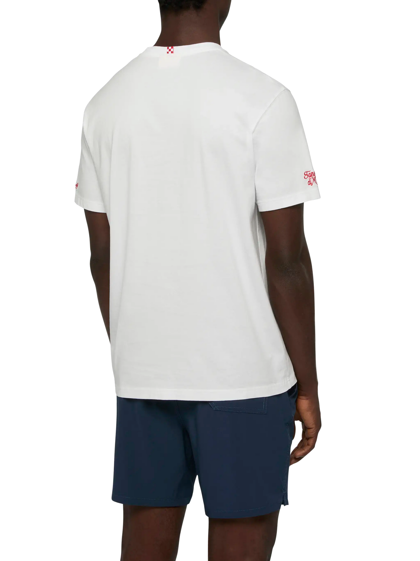 T-shirt Portofino in jersey di cotone classic fit con ricamo Vengo al mare | SAPORE DI MARE SPECIAL EDITION