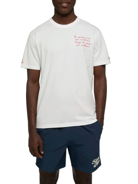 T-shirt Portofino in jersey di cotone classic fit con ricamo Vengo al mare | SAPORE DI MARE SPECIAL EDITION