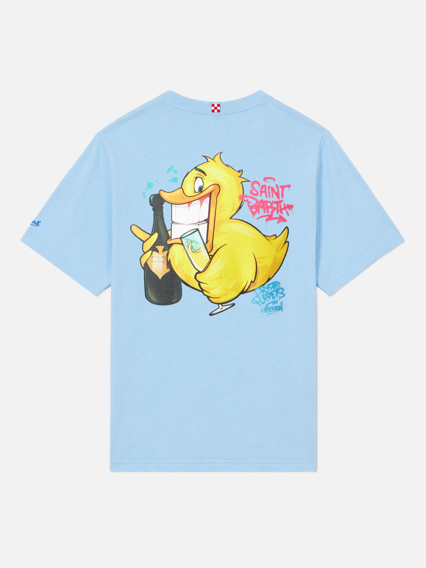 T-shirt Portofino cotone Crypto ducky champ azzurro | Special Edition
