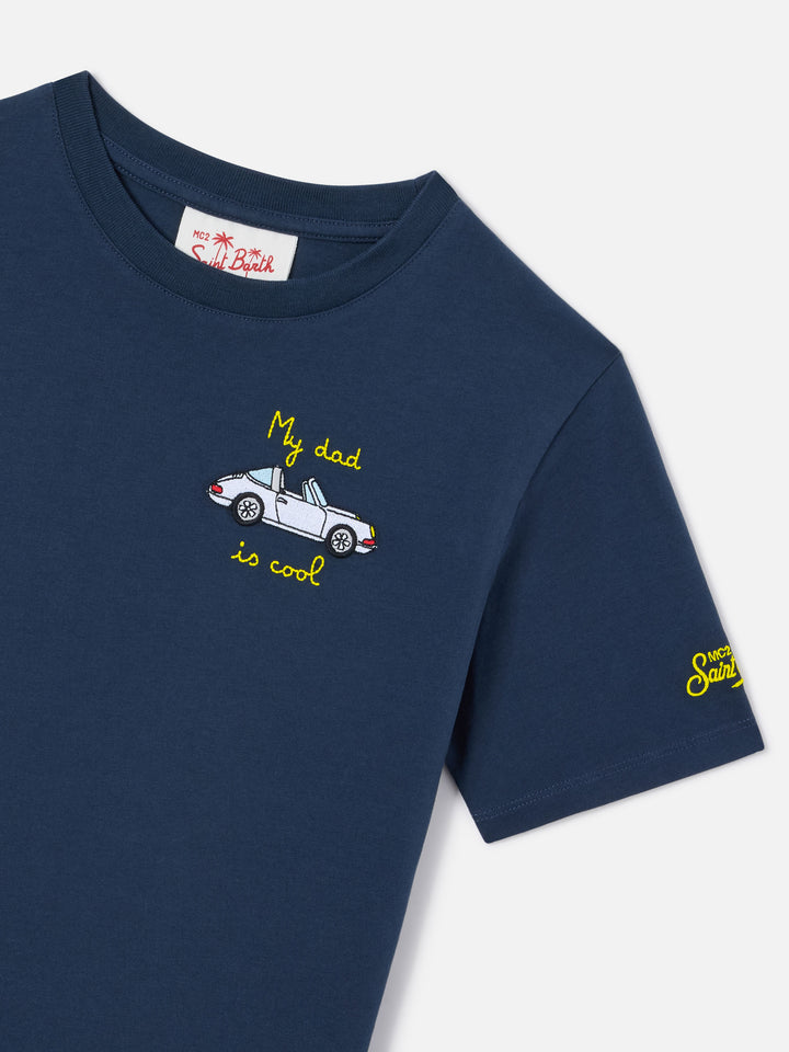 T-shirt Portofino Jr con ricamo My Dad Is Cool | Special Edition