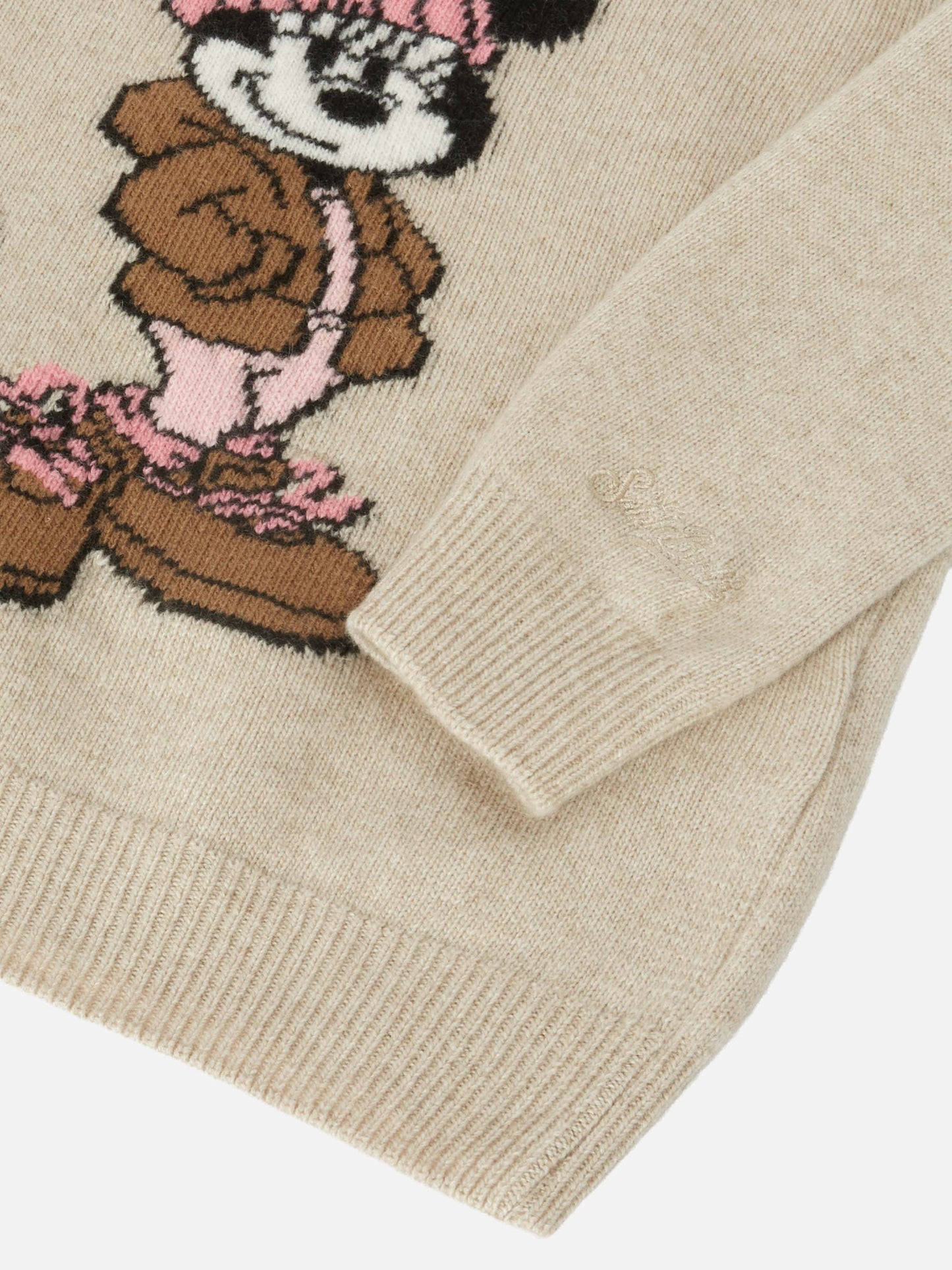 Prinzessinnen-Pullover aus Kaschmir-Mischgewebe mit Minnie-Motiv | DISNEY SONDEREDITION