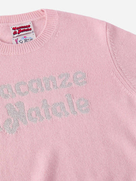Maglione  Princess in misto cashmere con jacquard lurex Vacanze di Natale | VACANZE DI NATALE