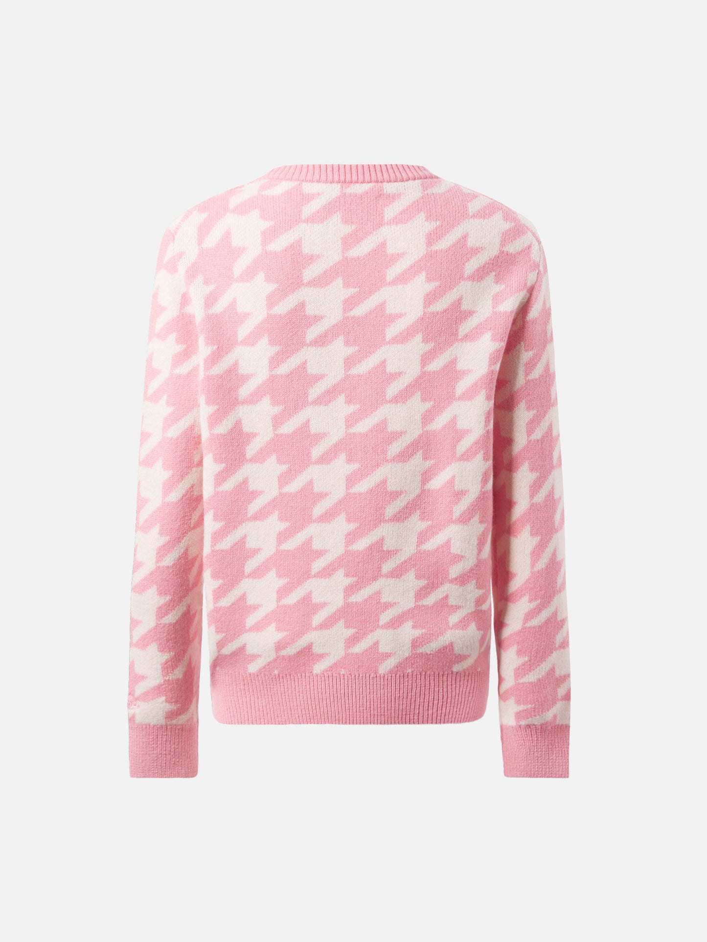 Prinzessinnen-Pullover mit Rundhalsausschnitt, Hühneraugenmuster und Snoopy-Jacquard | SNOOPY PEANUTS SONDEREDITION