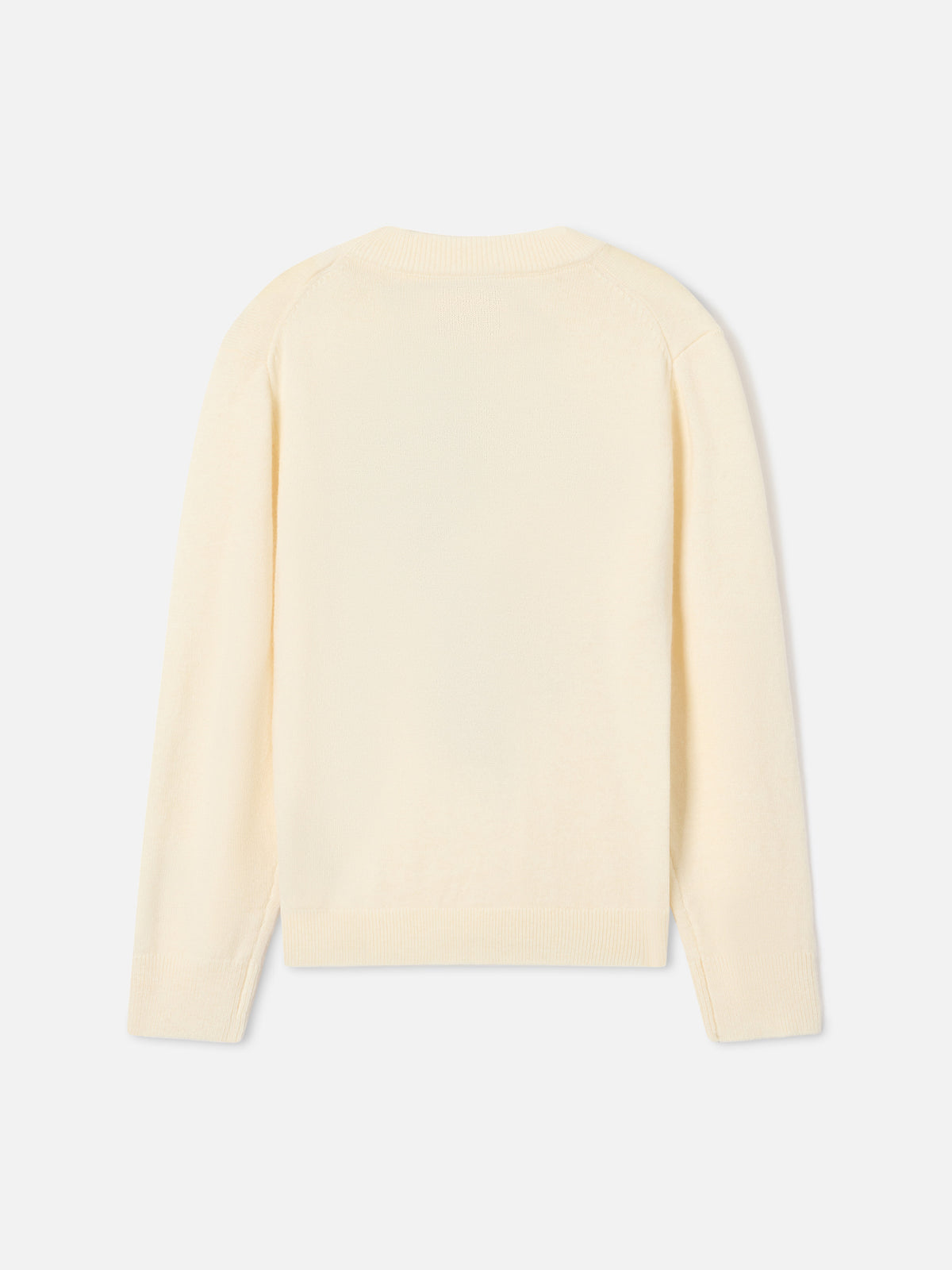 Pull en maille à col rond Cream Princess avec intarsia St. Moritz | Special edition 